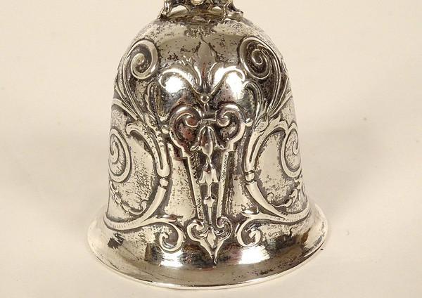 Campana da tavolo Argento Sterling Inglese Sheffield Landeck 1898 60,97gr