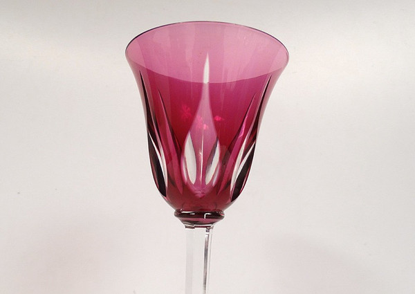 6 bicchieri da vino Roemers Crystal Saint-Louis Color Modello Cerdagne 20°