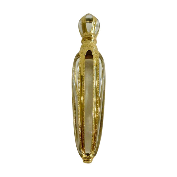 Crystal and Gold Salt Bottle, 19th Century