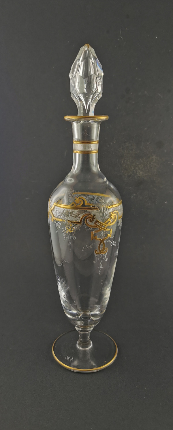 Crystal Liqueur Service From Saint Louis Late 19th Century