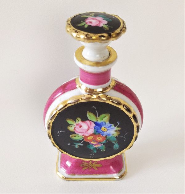 Painted Porcelain Perfume Bottle By Jacob Petit