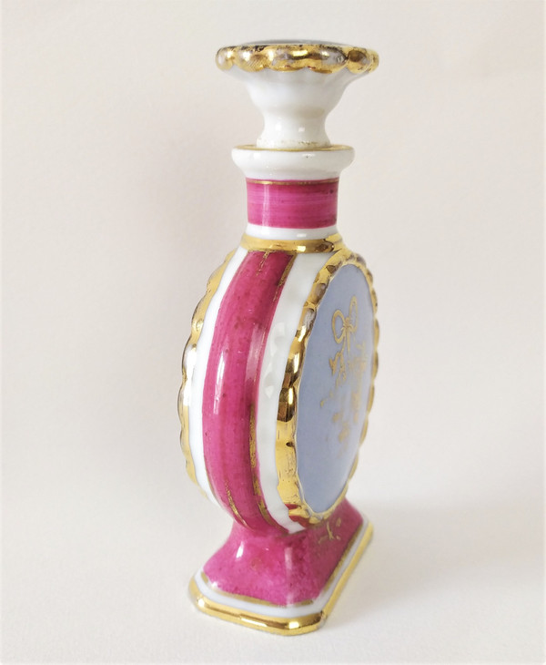 Painted Porcelain Perfume Bottle By Jacob Petit