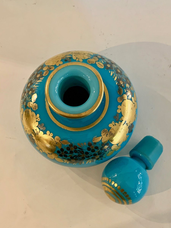 Desvignes Turquoise Opaline Bottle