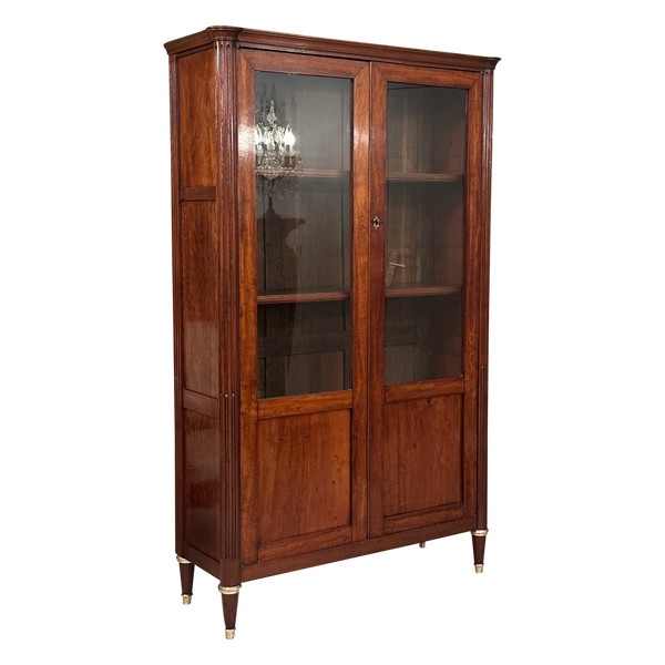 Louis XVI Period Mahogany Library Display Case Circa 1780