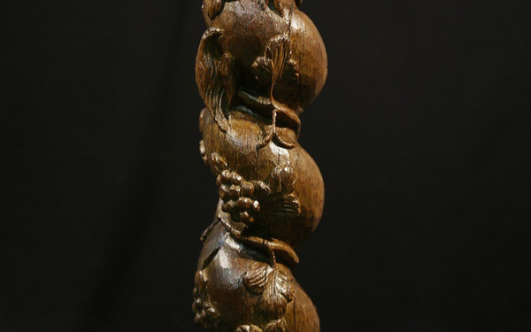 Torso column Oak, 18th century