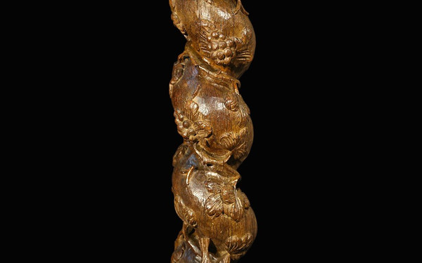 Torso column Oak, 18th century