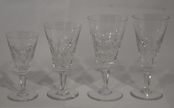 Baccarat Service Signed "la Belle France" 1961, 46 Glasses