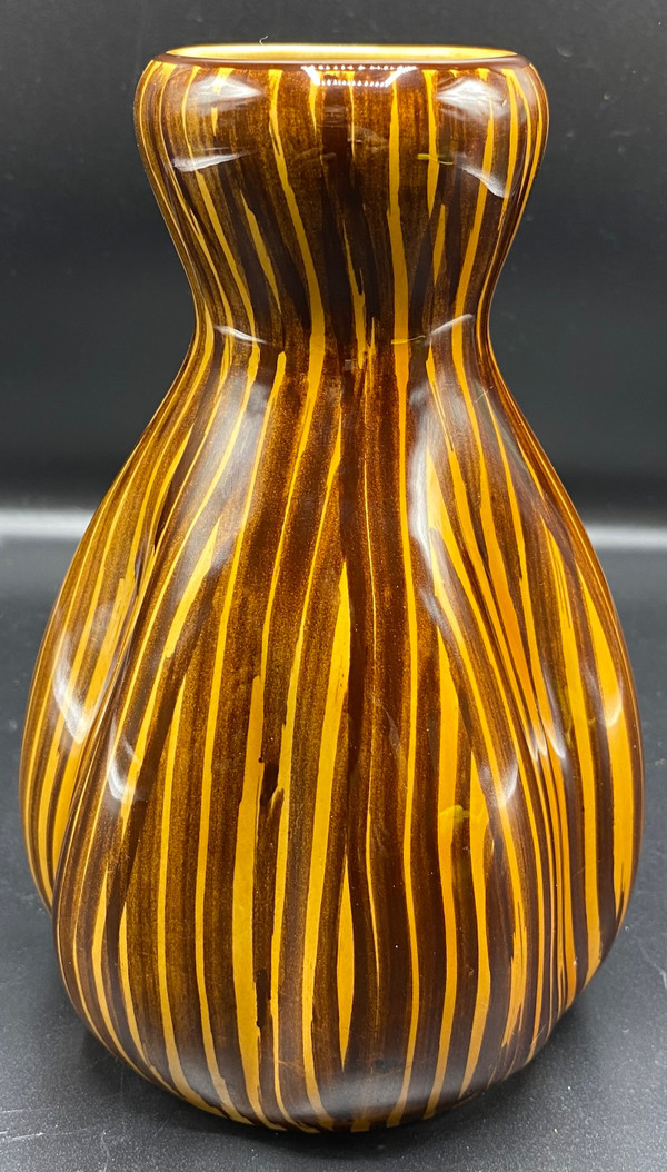 BEMALTE SARREGUEMINES-VASE