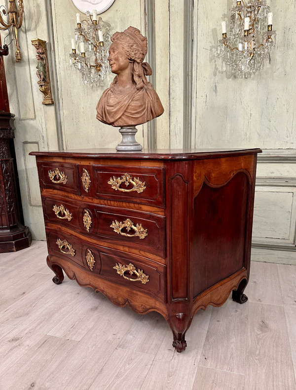 Commode de Port d'Epoque Louis XV Galbée La Rochelle XVIIIème Siècle