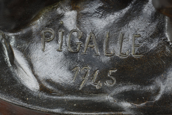 Grande bronzo secondo Pigalle, "Mercurio che si allaccia i talloni", XIX secolo