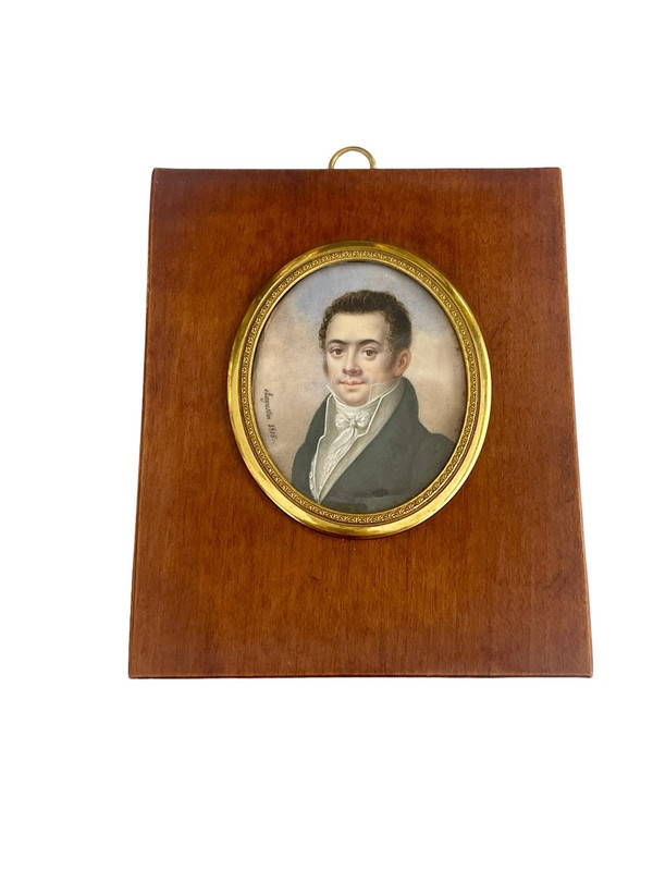 Charles Henri Augustin: Miniature Portrait of Louis Herold