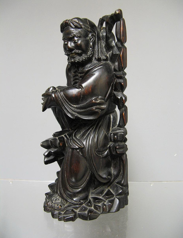 Ironwood sculpture. China 19th century. God Divinity Tao