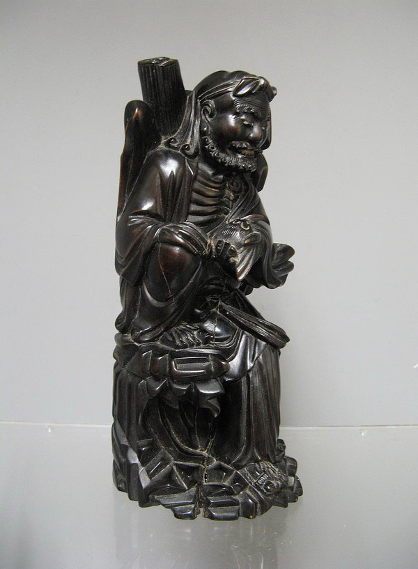 Ironwood sculpture. China 19th century. God Divinity Tao