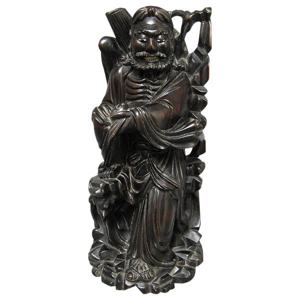 Ironwood sculpture. China 19th century. God Divinity Tao