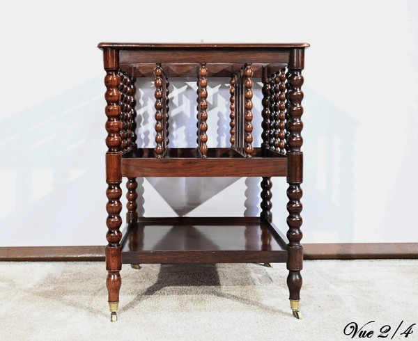 Magazine Rack in Rio Rosewood – Mid-19th Century