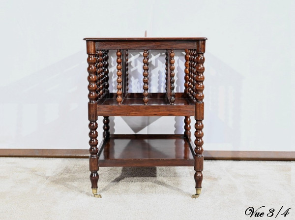 Magazine Rack in Rio Rosewood – Mid-19th Century