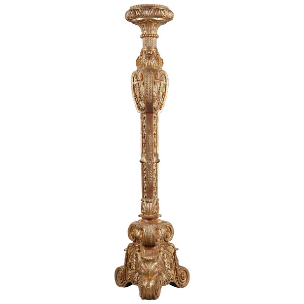 REGENCE STYLE TRIPOD GILTWOOD STAND