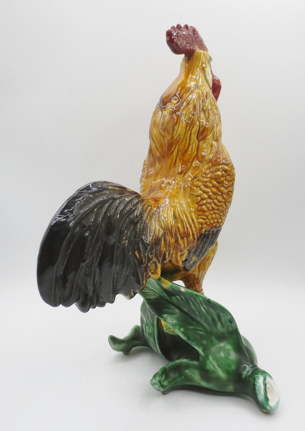 Rooster in slip, 20th century.