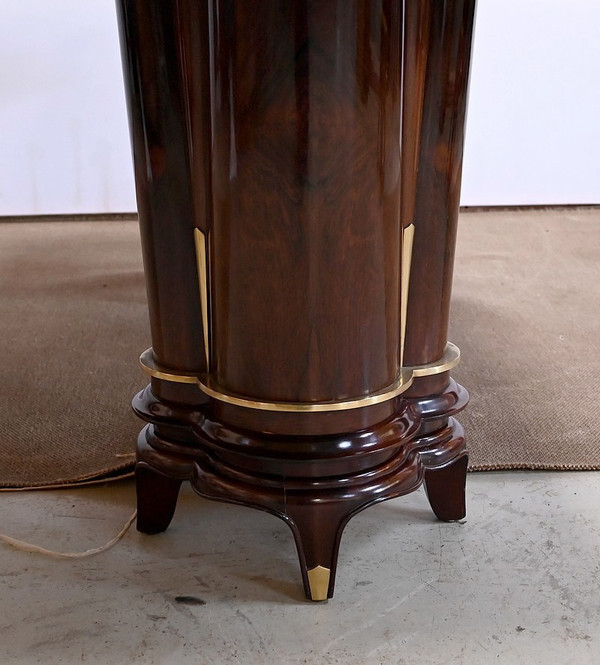 Rectangular table in Rio rosewood, attributed to J. Leleu, Art Deco - 1940