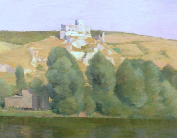 Jean-Eugène CLARY, Château-Gaillard from the Seine