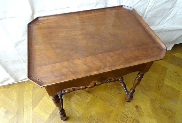 Table Cabaret Meuble de Port La Rochelle Mahogany Gaïac 18th Century