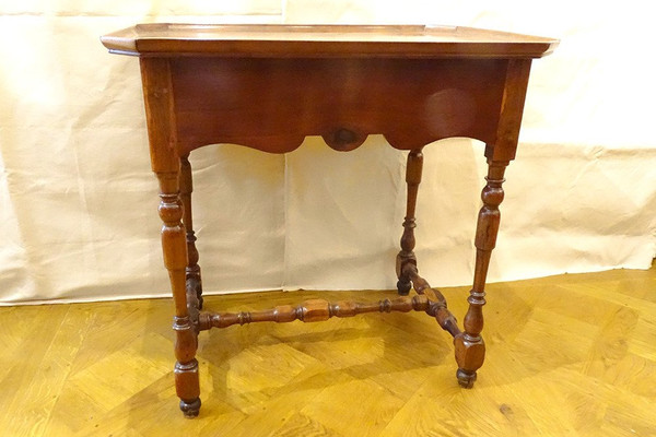 Table Cabaret Meuble de Port La Rochelle Mahogany Gaïac 18th Century