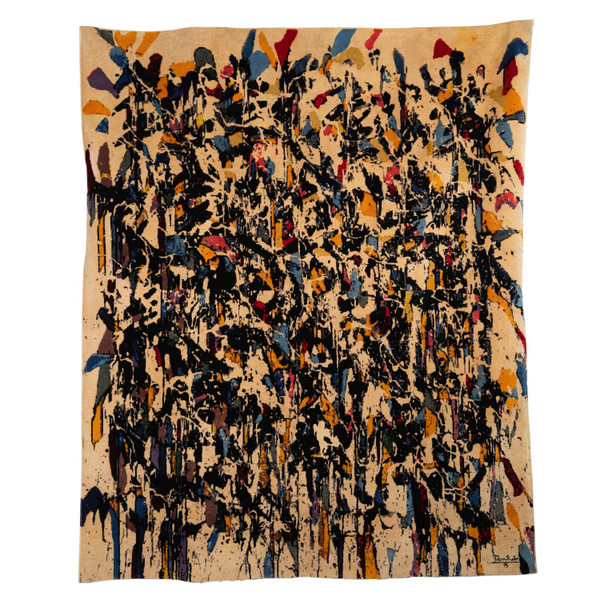 Danhôo. Carpet, or tapestry, in wool. Contemporary work