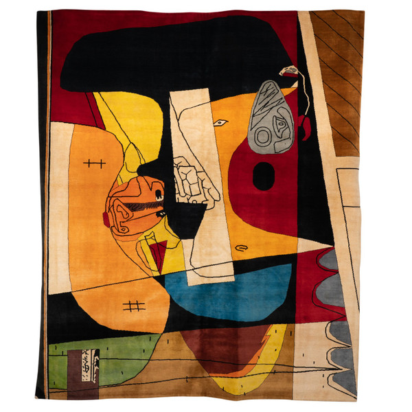 According to Le Corbusier, Carpet, or tapestry. Contemporary work