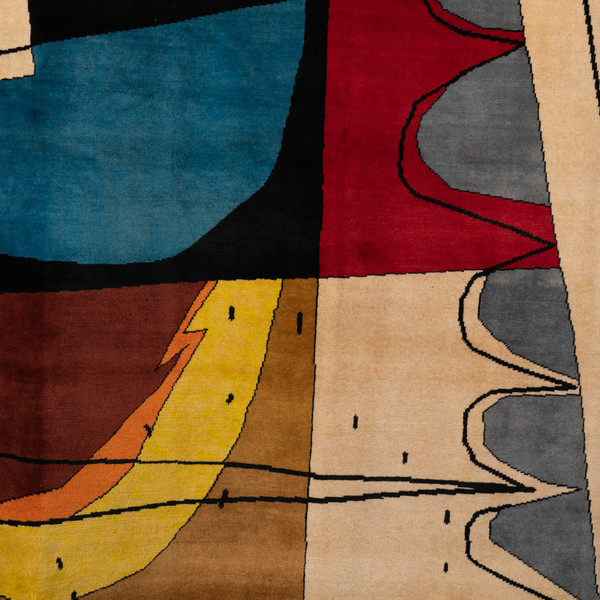 According to Le Corbusier, Carpet, or tapestry. Contemporary work