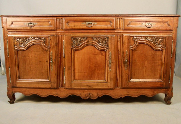 Louis XV Sideboard In 18th Century Walnut