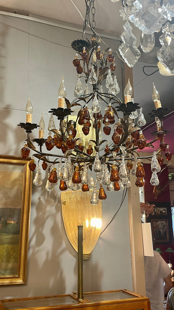 Coppia di lampadari antichi, epoca '800