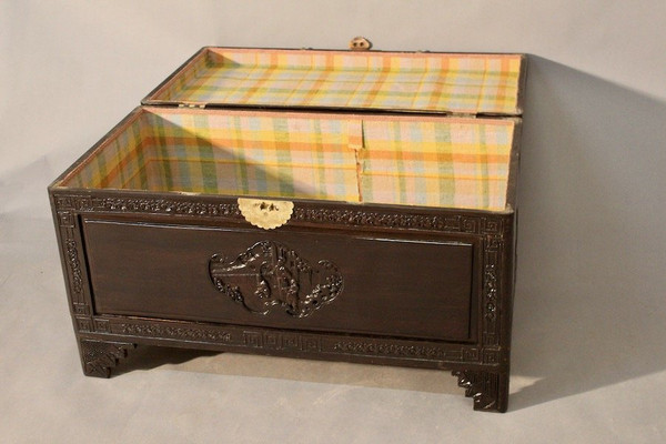 Chinese Wedding Chest In Camphor