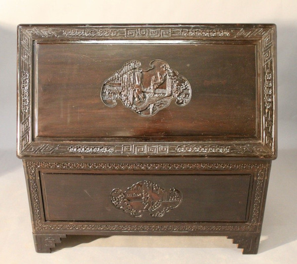 Chinese Wedding Chest In Camphor