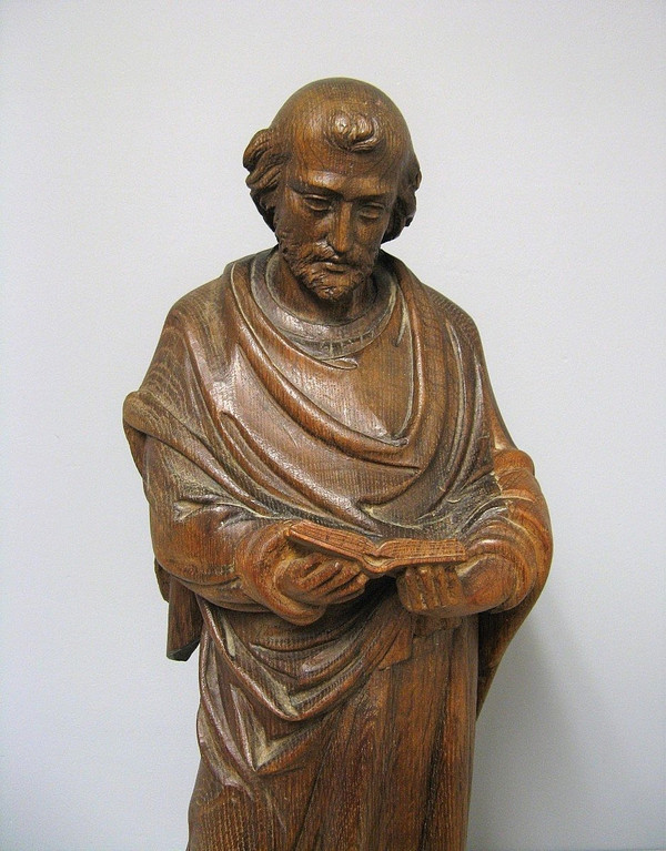 Saint En Bois sculpté Fin XVIIIe.