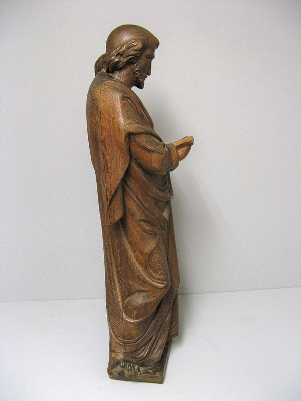 Saint En Bois sculpté Fin XVIIIe.