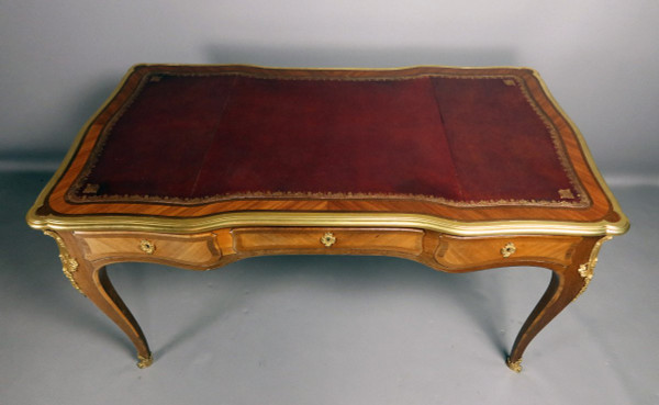 Louis XV Desk In Marquetry