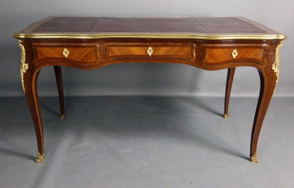 Louis XV Desk In Marquetry