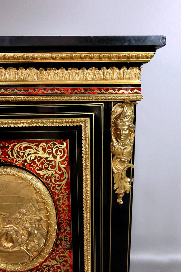 Buffet In Boulle Marquetry 19th Century