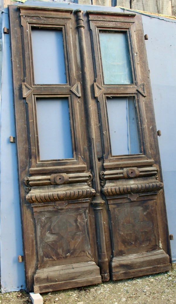 Oak Porte Carriage With Opening Frame