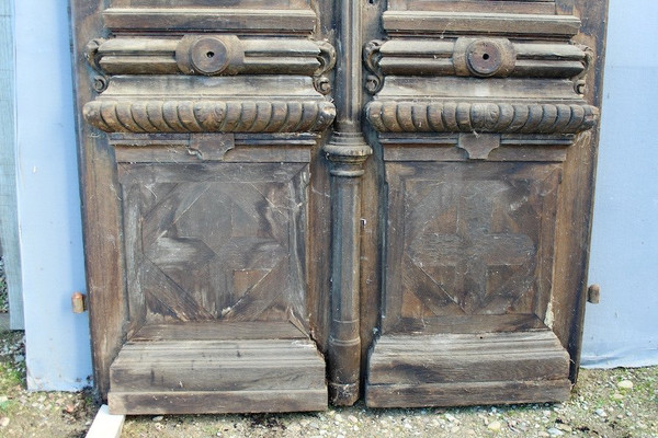 Oak Porte Carriage With Opening Frame