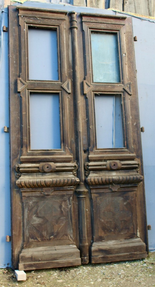 Oak Porte Carriage With Opening Frame