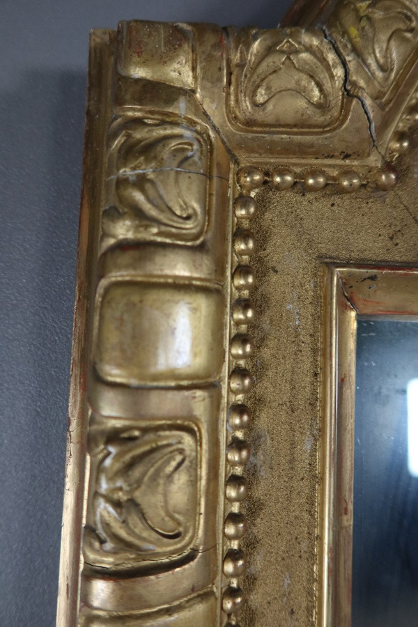 Gilded wood mirror Napoleon III period