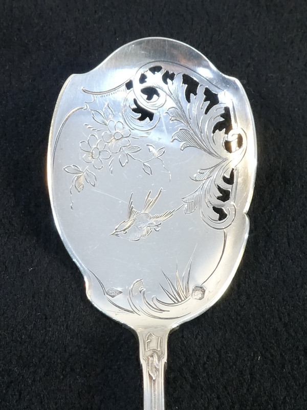 service / sweet cutlery in Sterling Silver from the 19th century DOUTRE ROUSSEL