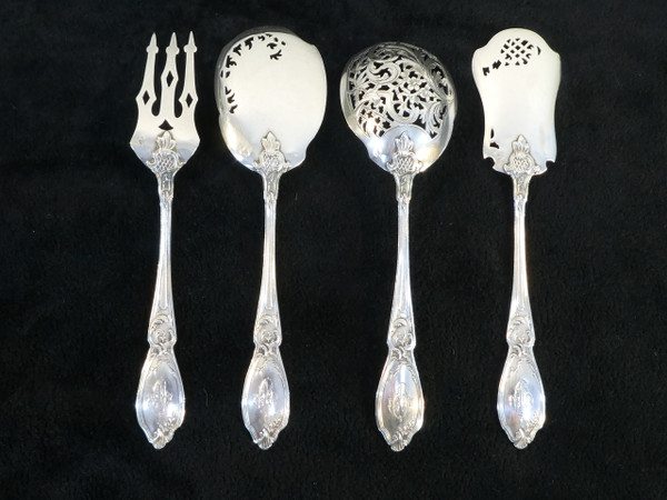 service / sweet cutlery in Sterling Silver from the 19th century DOUTRE ROUSSEL