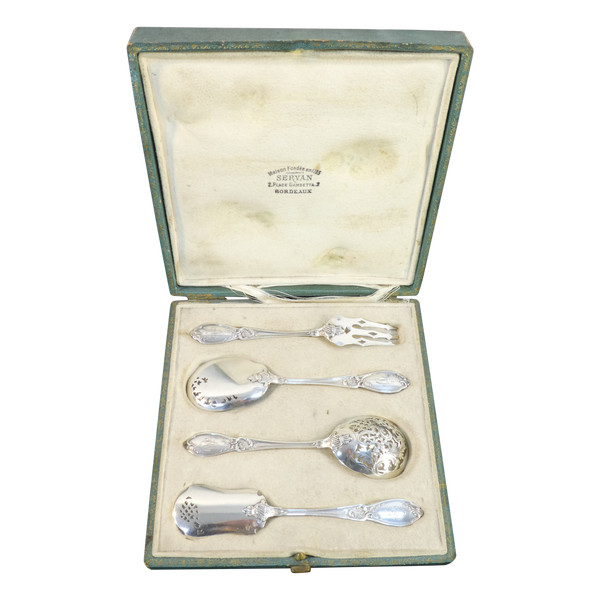 service / sweet cutlery in Sterling Silver from the 19th century DOUTRE ROUSSEL