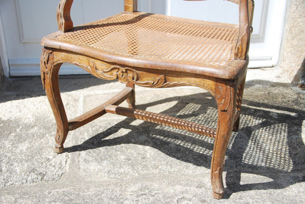 18th century Regency caned armchair