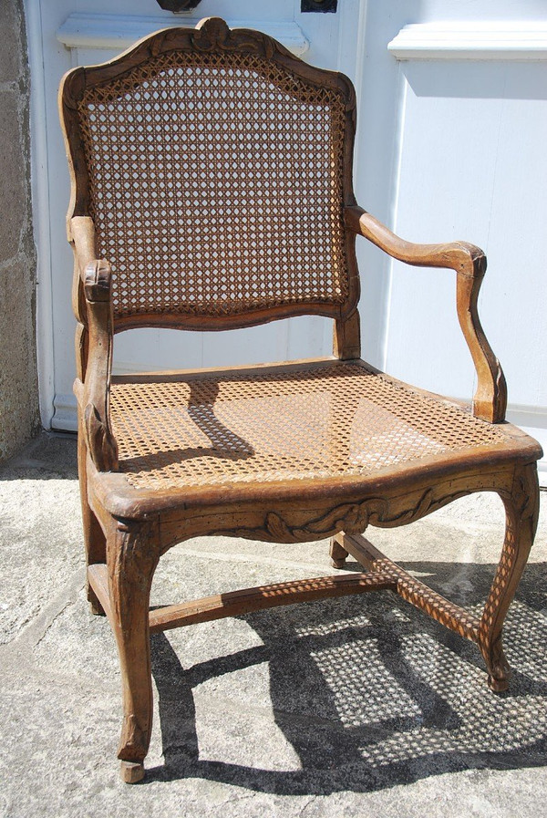 18th century Regency caned armchair