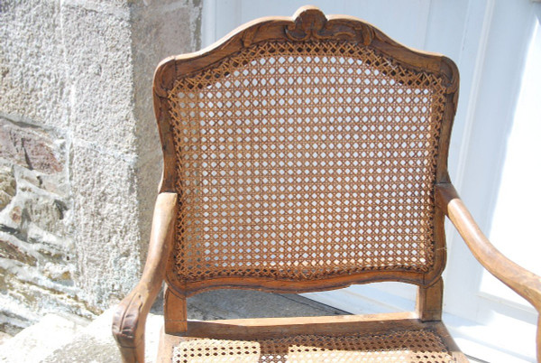 18th century Regency caned armchair