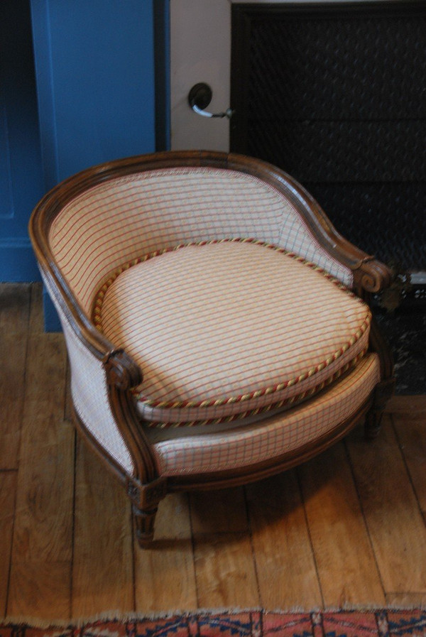 Fauteuil Cabriolet Louis XVI Et Bout De Pied