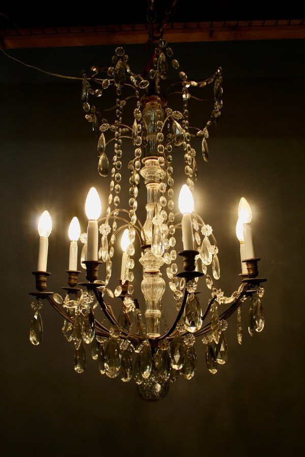 8-arm chandelier XIXth century